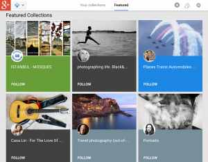 Collections, the latest Google+ feature, is very similar to Pinterest. 