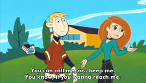 Kim Possible and Ron Stoppable talking